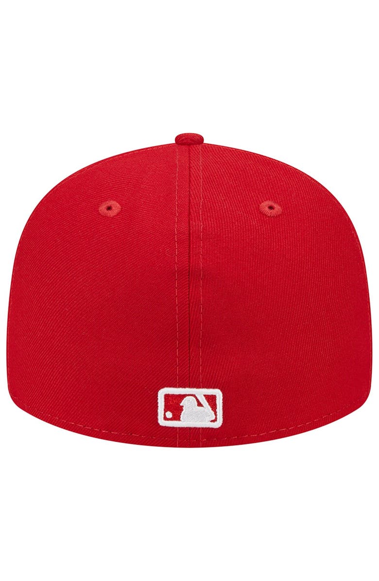 New Era Men's New Era Scarlet Baltimore Orioles Low Profile 59FIFTY Fitted Hat, Alternate, color,