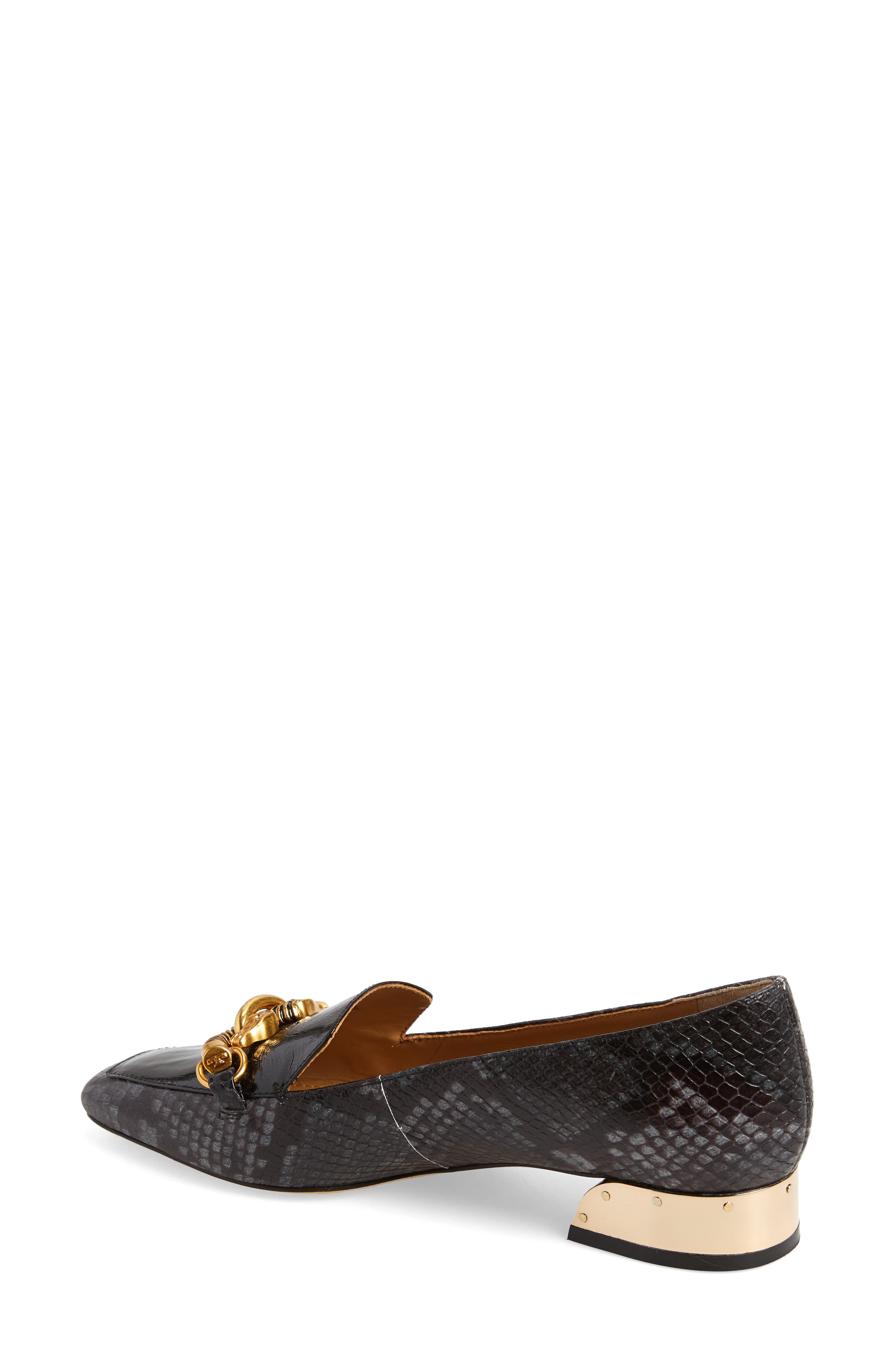 Jessa Loafer, Alternate, color, PERFECT BLACK SNAKE PRINT