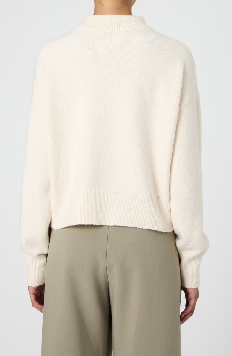 French Connection Vhari Mock Neck Sweater, Alternate, color, Oatmeal Melange