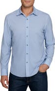 W.R.K Slim Fit Geometric Print Performance Button-Up Shirt