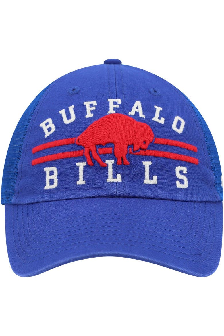 Men's '47 Royal Buffalo Bills Legacy Highpoint Trucker Clean Up Snapback Hat, Alternate, color, Royal