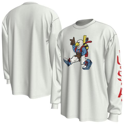 Men's Nike ACG  Cream Team USA Dri-FIT Long Sleeve T-Shirt