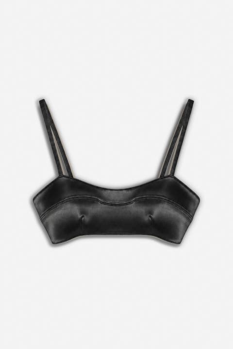 String Strap Crop Top