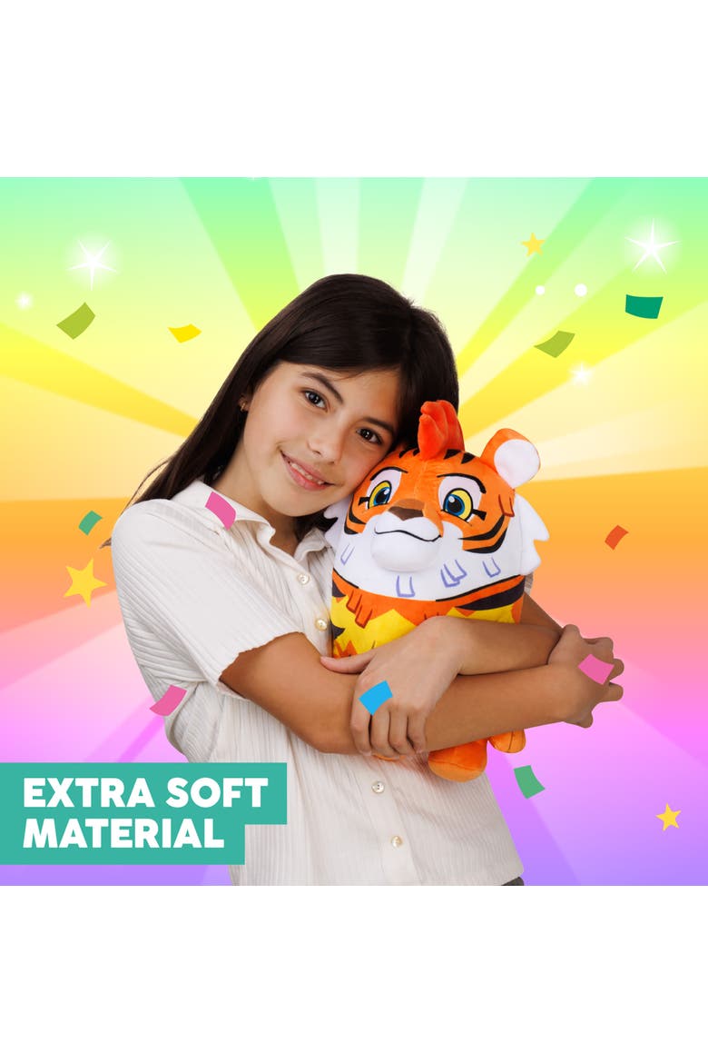 Huggable 12 Inch Plush Mo The Tiger Series 1, Alternate, color, Multicolored