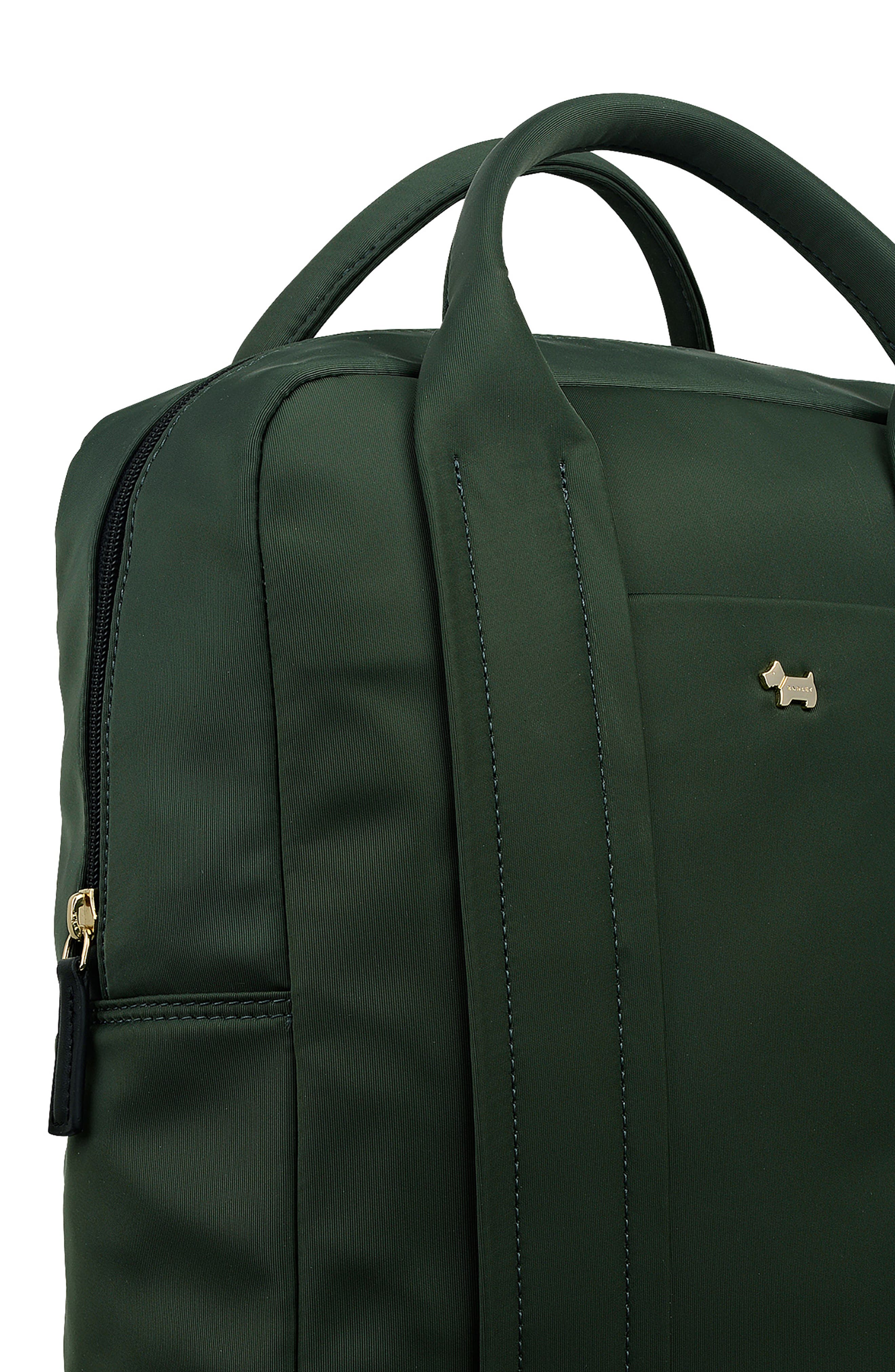 Radley Large Grove Close Recycled Polyester Backpack, Alternate, color, Khaki