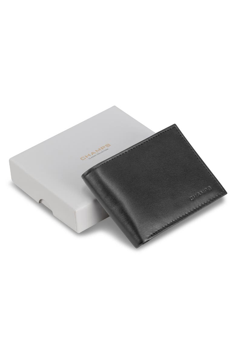 Multi Wing Bifold Wallet, Alternate, color, BLACK