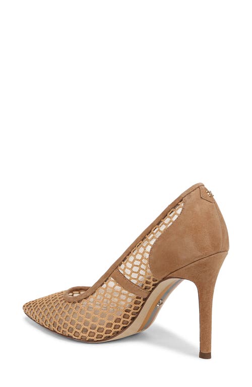 Sam Edelman Hazel Mesh Pointed Toe Pump In Hazelwood