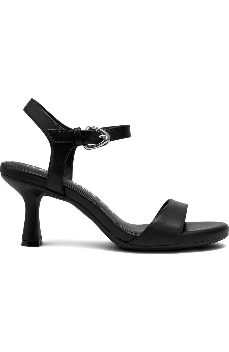 Aerosoles Divia Ankle Strap Sandal, Alternate, color, Black Fx Nappa