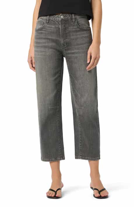 Joe's High Waist Crop Barrel Leg Jeans