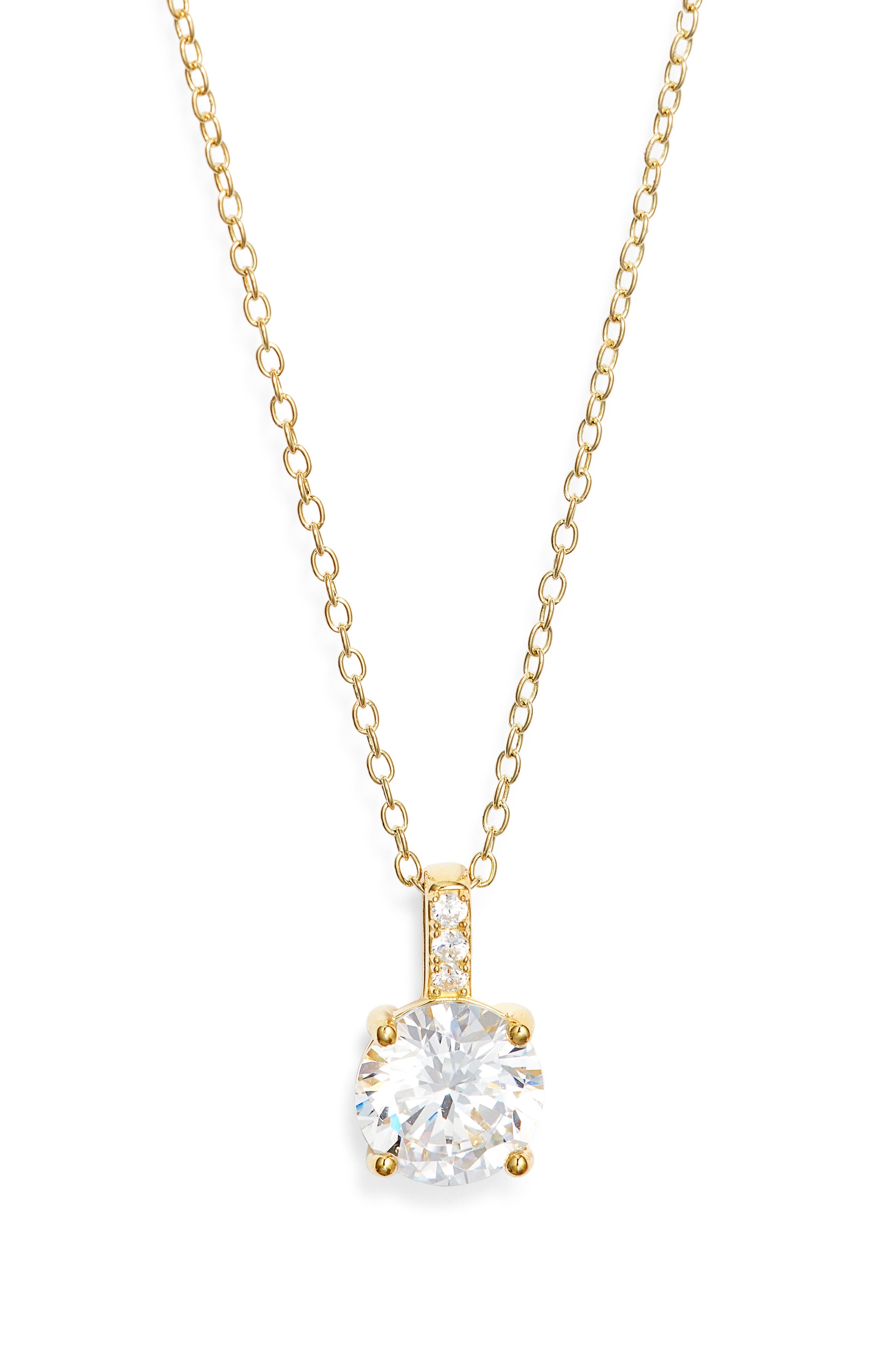selected CLEAR- 14K GOLD PLATED