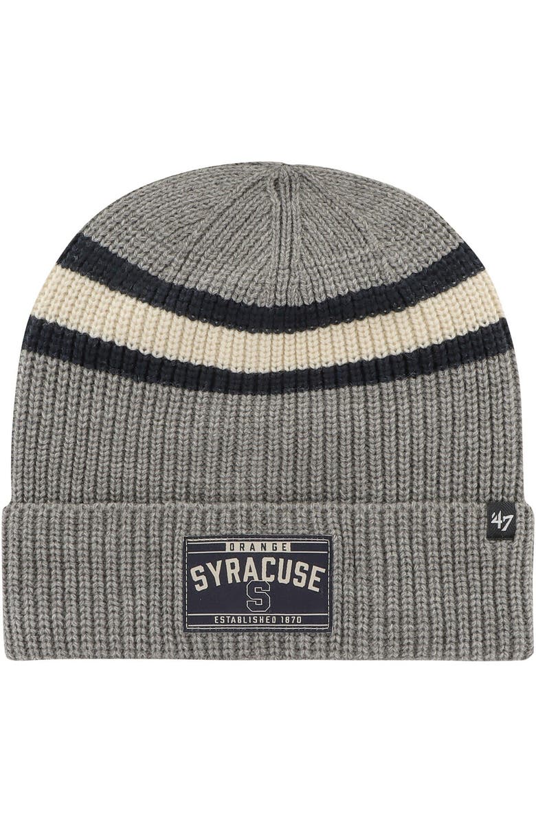 '47 Men's '47 Charcoal Syracuse Orange Penobscot Cuffed Knit Hat, Main, color, Charcoal