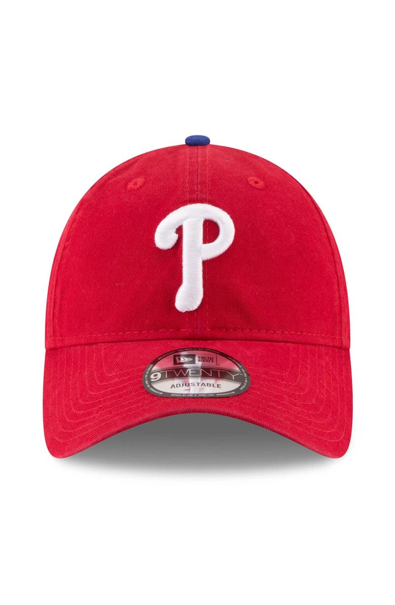 New Era Men's New Era Red Philadelphia Phillies 2025 MLB Postseason Side Patch 9TWENTY Adjustable Hat, Alternate, color, Red