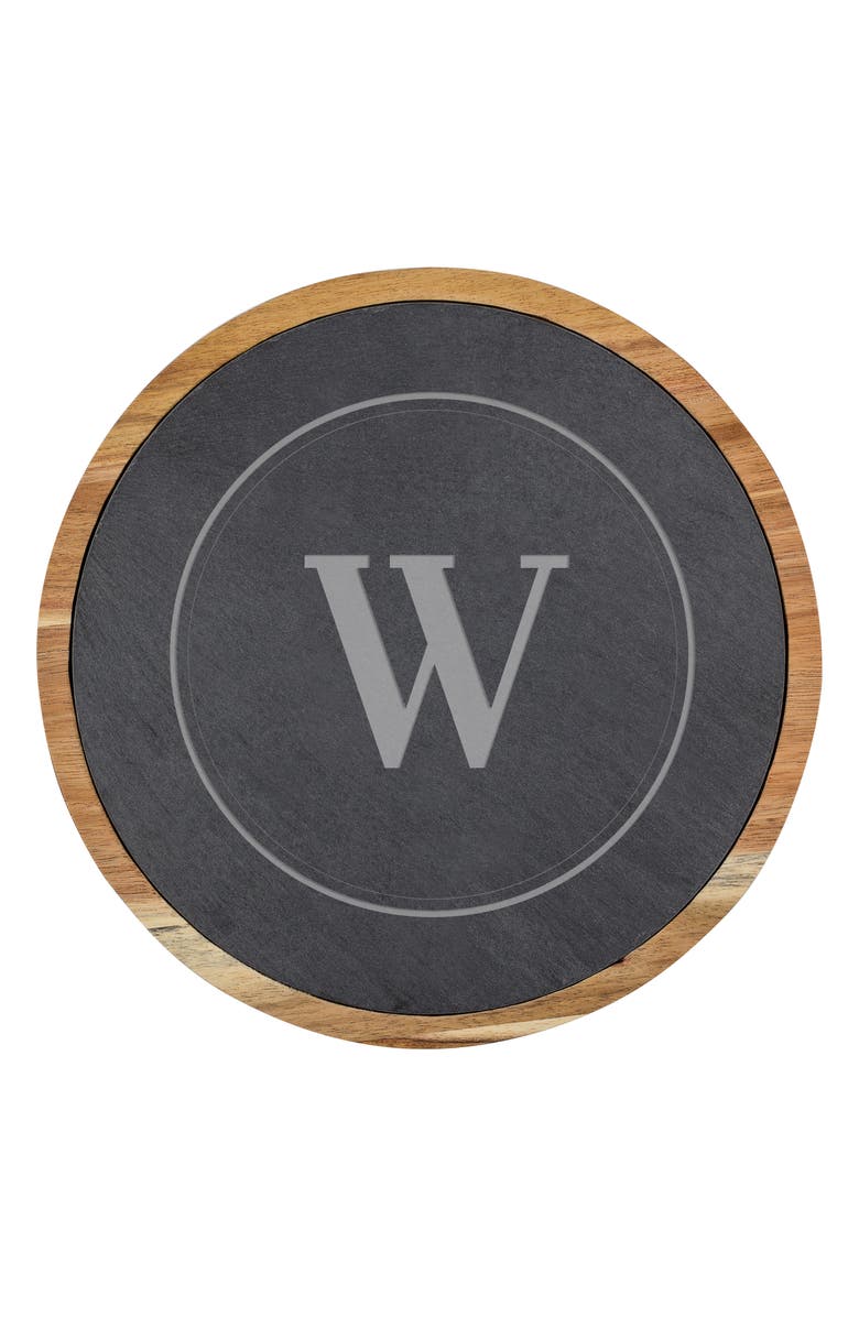 Cathy's Concepts Monogram 5-Piece Cheese Board & Utensil Set, Alternate, color,