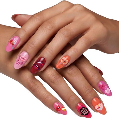 2-Pack Nail Polish Strips Good Vibes Only Set - 32ct