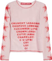 Chopova Lowena Crunchy Lasagna Mesh Top