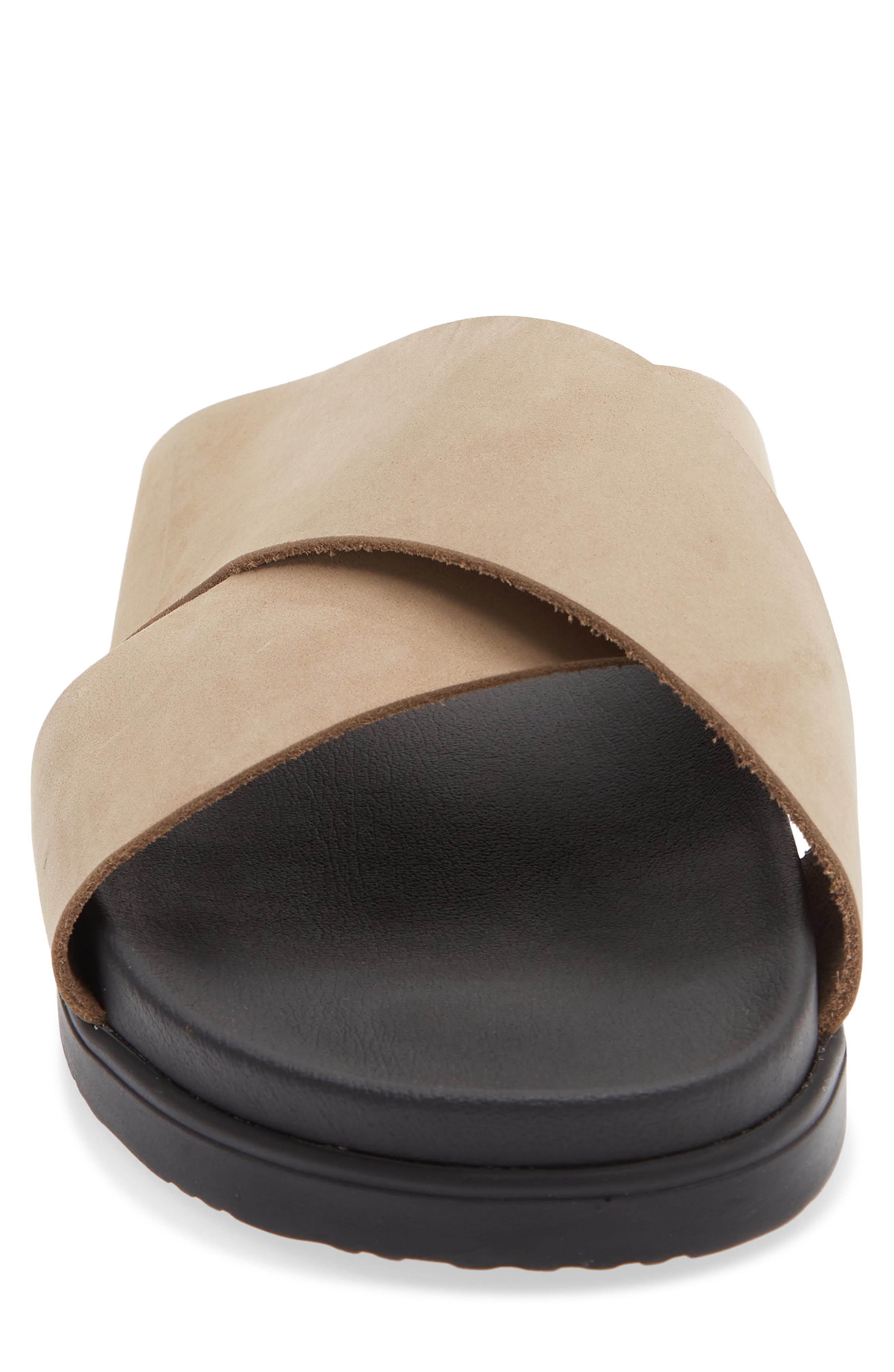 Bruno Magli Beau Slide Sandal, Alternate, color, Sand Nubuck