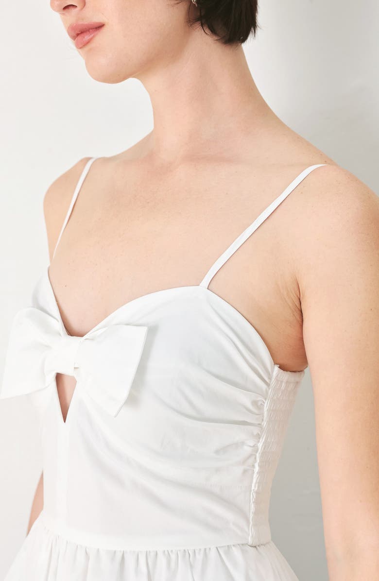 FREEMARKET Bow Front Tank Top, Alternate, color, White