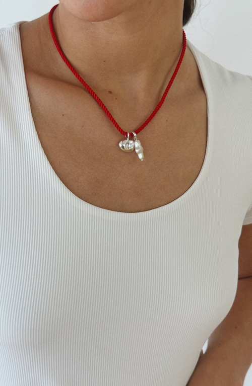 Joiana Jewelry Zirconia Bean Charm Pendant In Metallic
