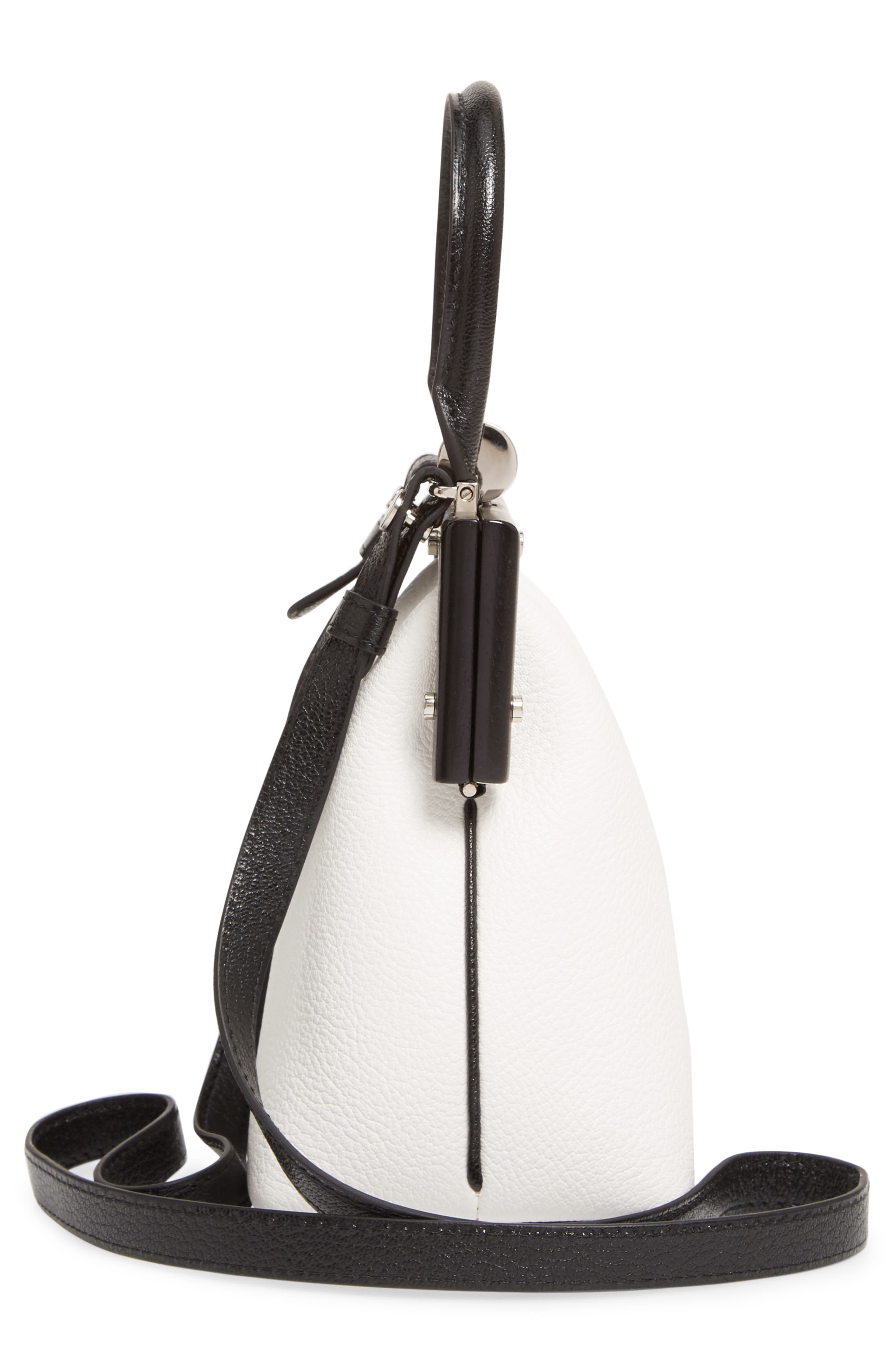 PERRIN Le Mini Leather Top Handle Bag, Alternate, color, 