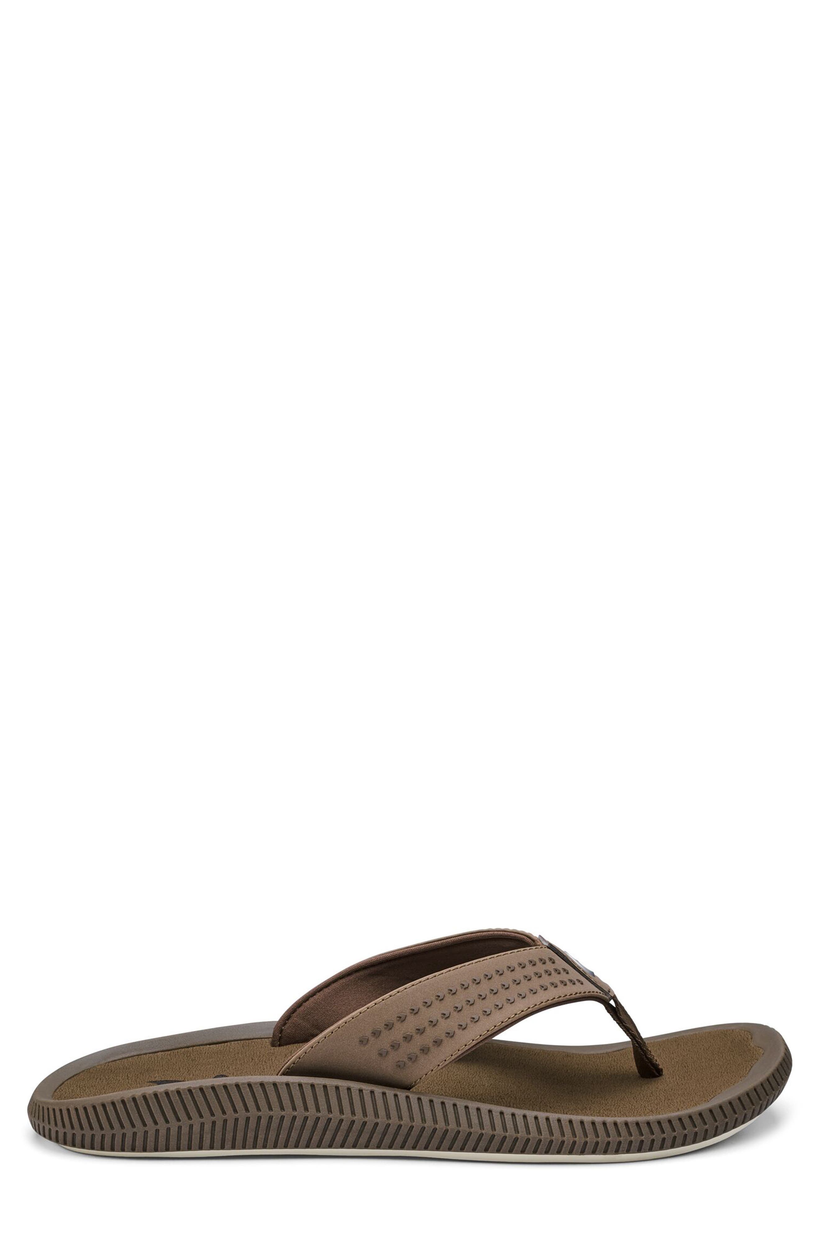OluKai Ulele Flip Flop, Alternate, color, Mustang / Mustang