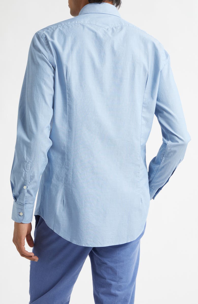 Massimo Alba Genova Classic Button-Up Shirt, Alternate, color, Azzurro