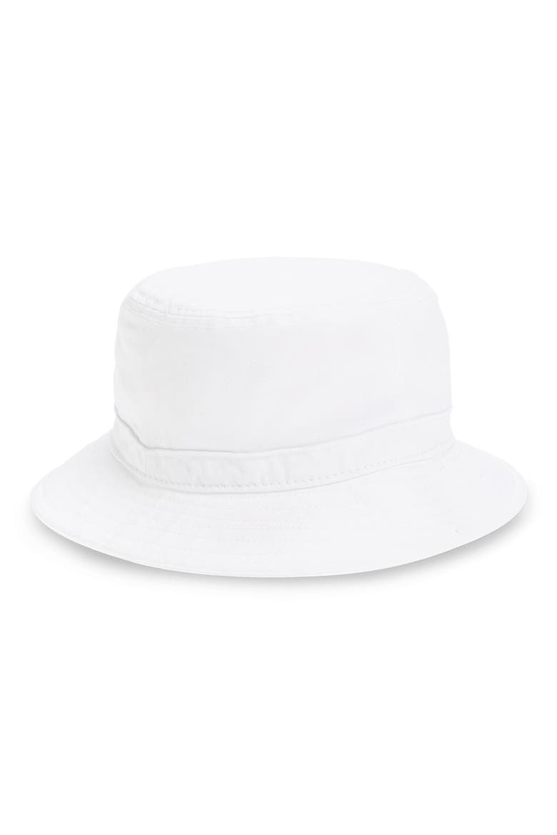 Originals Washed Bucket Hat, Alternate, color, WHITE