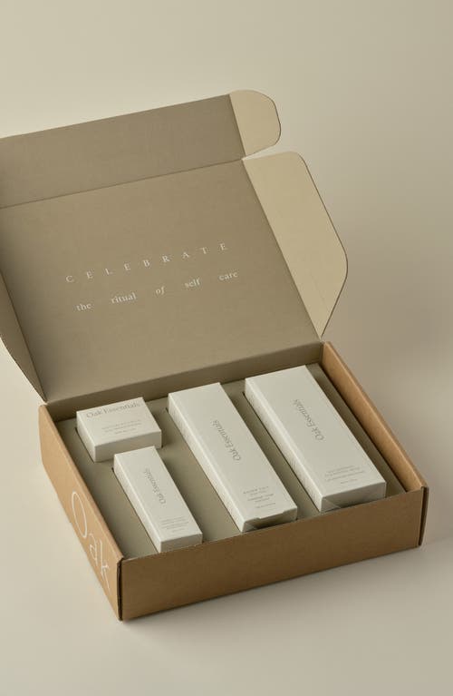 Oak Essentials Youthful Skin Routine 4-piece Set $289 Value In Transparent