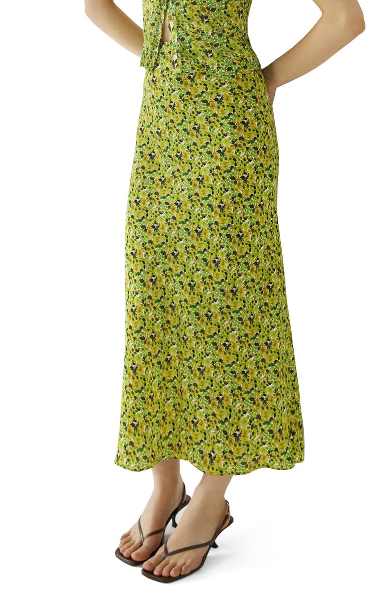 Favorite Daughter The Gwen Floral Satin Skirt, Alternate, color,