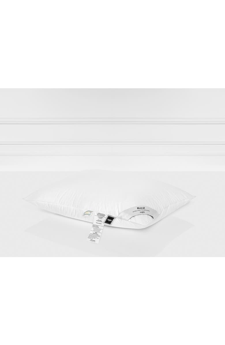 Togas Royal Siberian white goose down pillow, Main, color, White