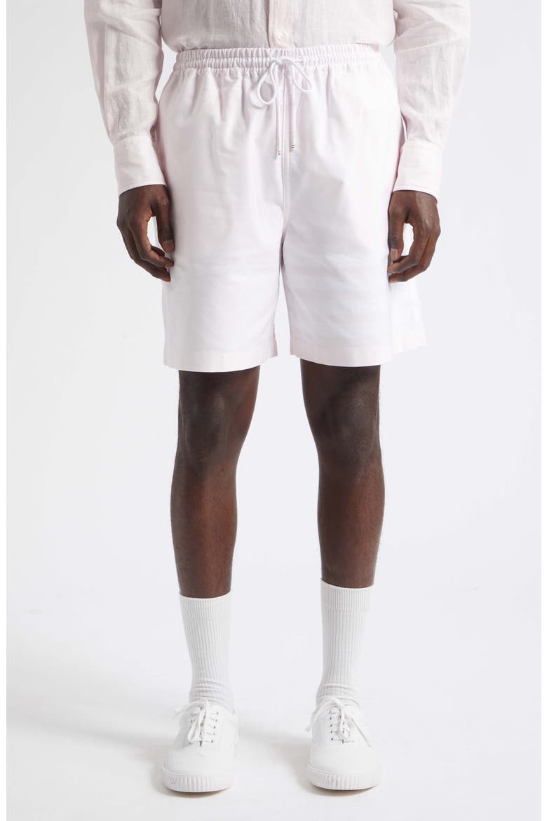 4-Bar Rugby Shorts, Main, color, LIGHT PINK