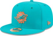New Era Men's New Era Aqua Miami Dolphins 2026 Sideline 9FIFTY Snapback Hat