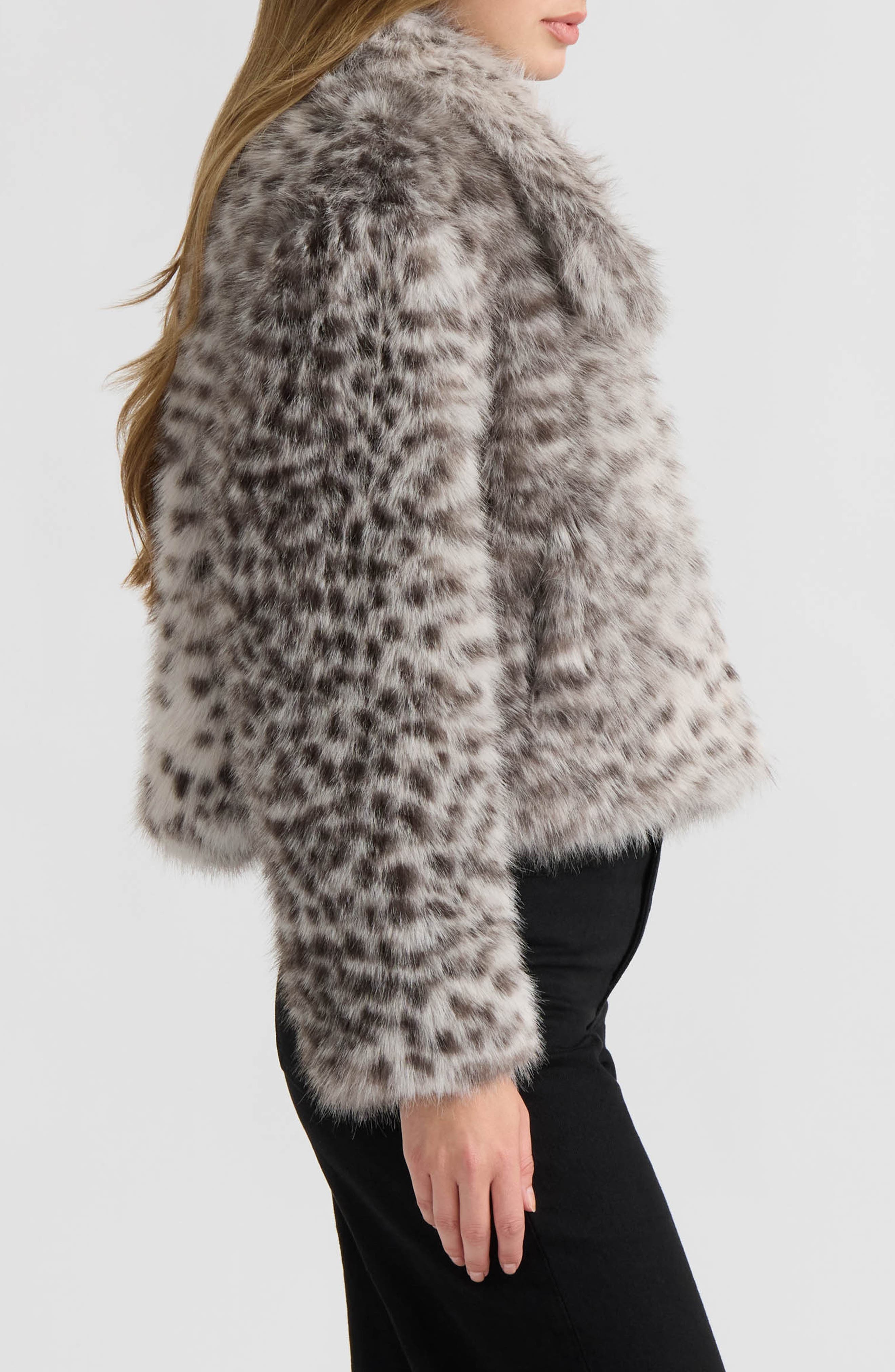 NVLT Faux Fur Crop Jacket (Women) | Nordstromrack