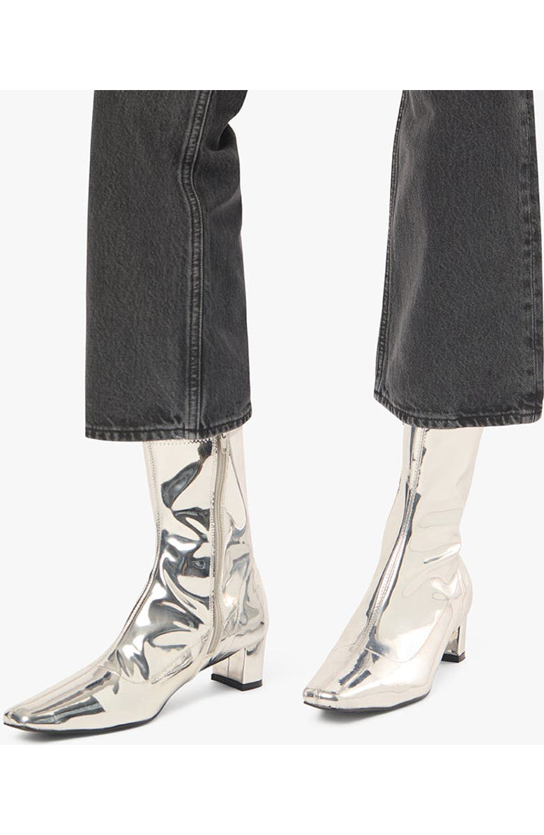 WeWoreWhat Glove Bootie, Alternate, color, Silver