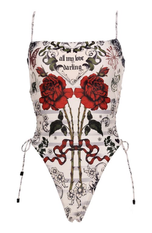 AGUA BENDITA AGUA BENDITA RUSSET THORN ONE-PIECE SWIMSUIT 