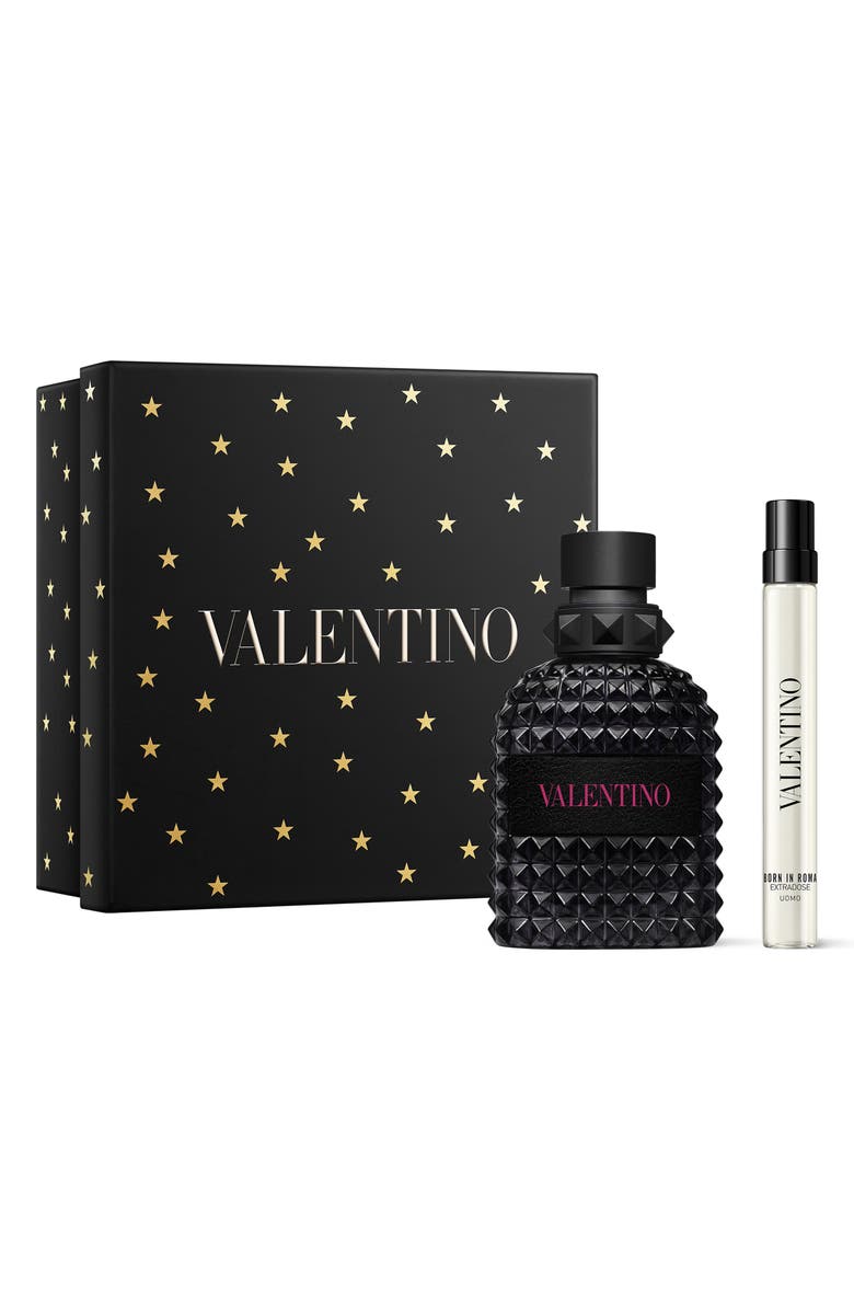 Valentino Uomo Born in Roma Eau de Toilette Set $120 Value, Main, color, 