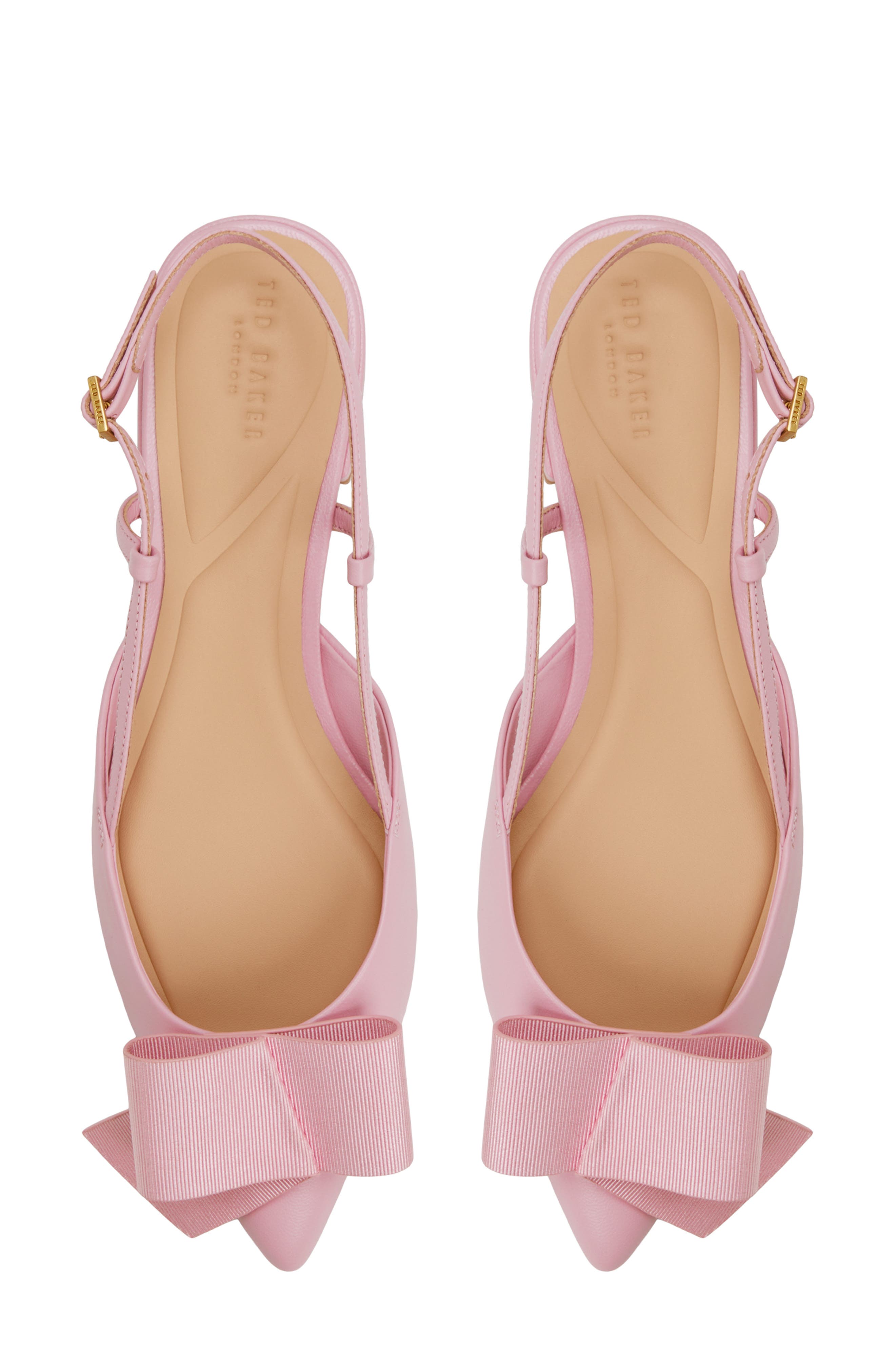 Ted Baker London Emma Pointed Toe Slingback Flat, Alternate, color, Light Pink