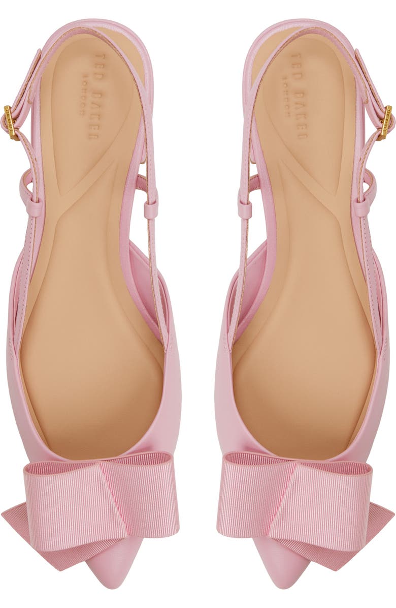 Ted Baker London Emma Pointed Toe Slingback Flat, Alternate, color, Light Pink