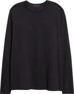 Robert Barakett Domenico Long Sleeve Cotton Blend T-Shirt