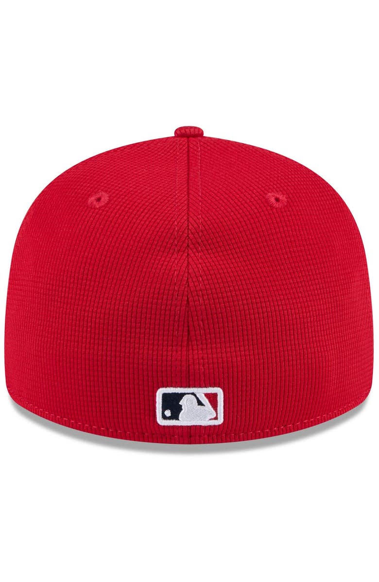 New Era Men's New Era  Red Cleveland Guardians 2025 Spring Training Low Profile 59FIFTY Fitted Hat, Alternate, color, 