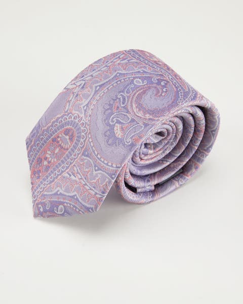 Paisley Silk Jacquard Tie