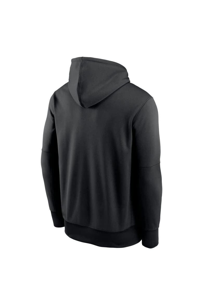 Men's Nike Black New York Jets Performance Fleece Pullover Hoodie, Alternate, color, Black