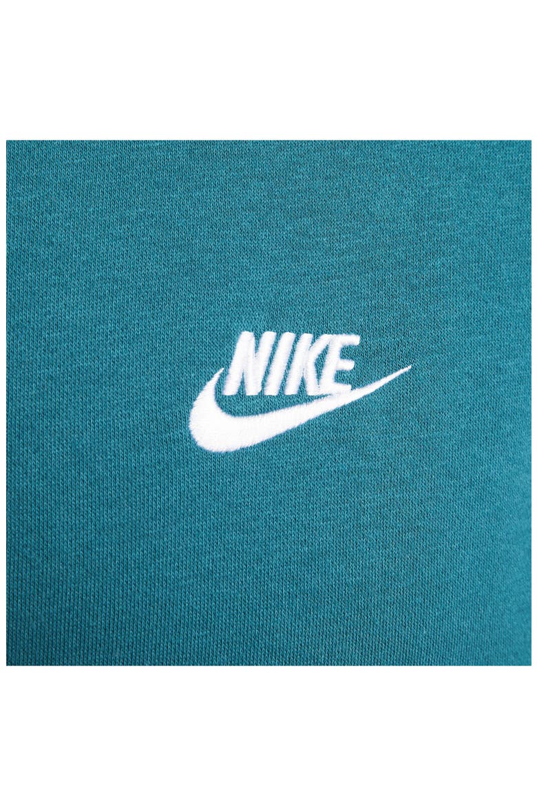 Sportswear Club Hoodie, Alternate, color, 381 GEODE TEAL/GEODE TEAL/WHITE