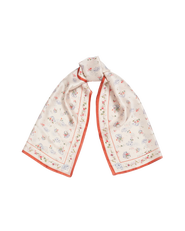 Fable England Cream High Tea Silky Scarf