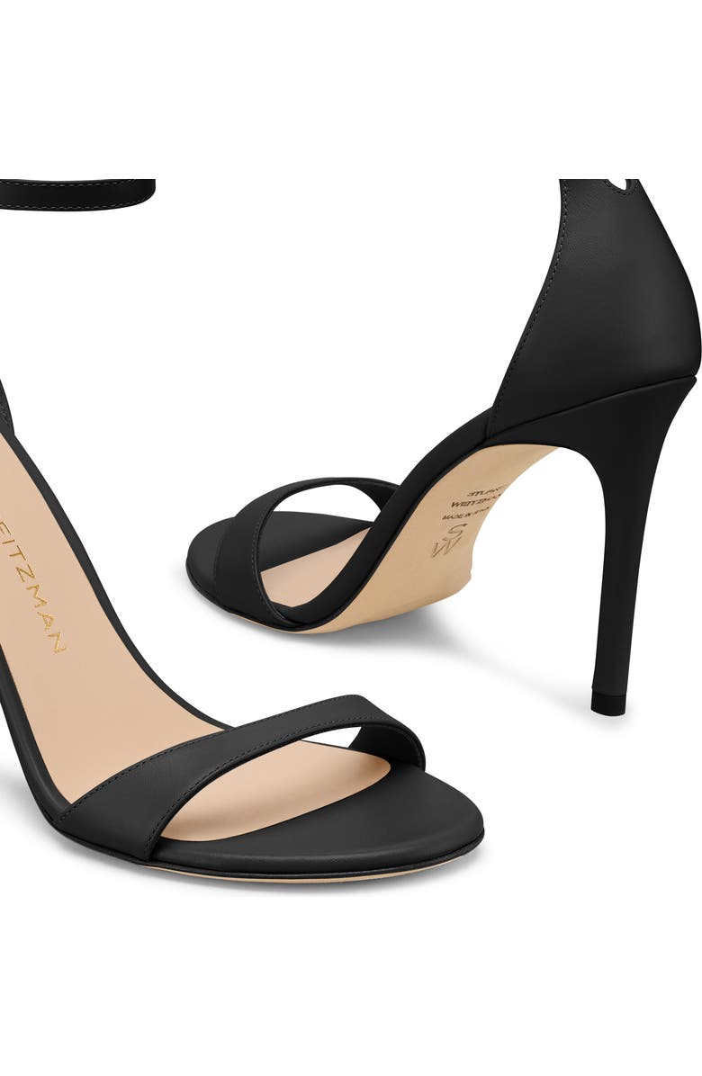 Stuart Weitzman Nudist II Sandal, Alternate, color, Black