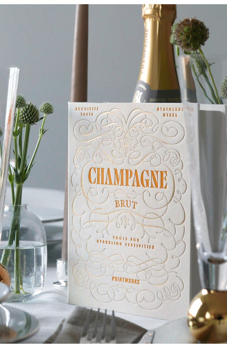 PRINTWORKS The Essentials Champagne Tools Gift Set, Alternate, color, Beige