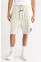 selected Oatmeal Heather/ Pinstripes