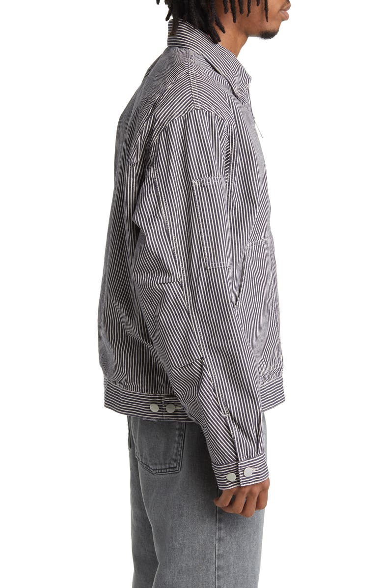 Carhartt Work In Progress Terrell Hickory Denim Jacket, Alternate, color, 