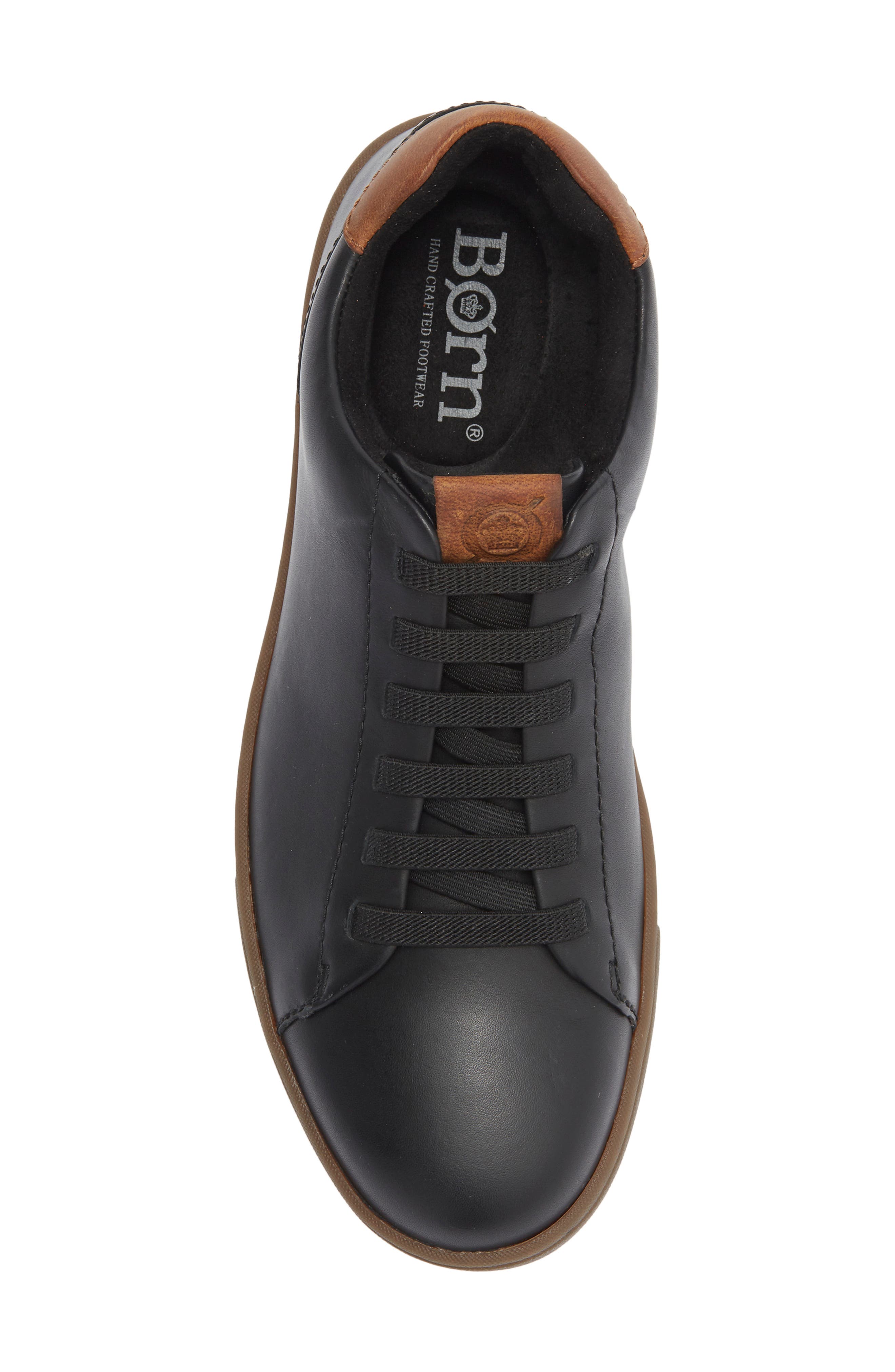 Børn Aden Slip-On Sneaker, Alternate, color, Black Fullgrain