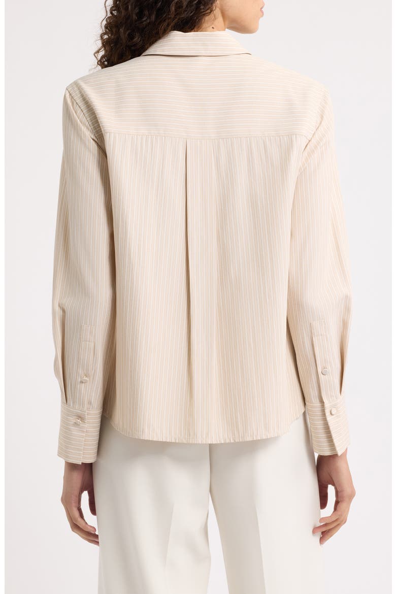 Alexie Button-Up Shirt, Alternate, color, ANTIQUE/ WHITE