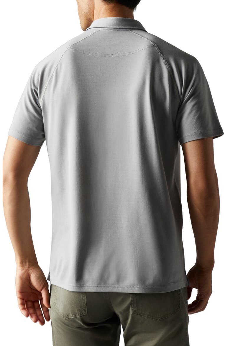 Delta Piqué Performance Polo, Alternate, color, GRIFFIN